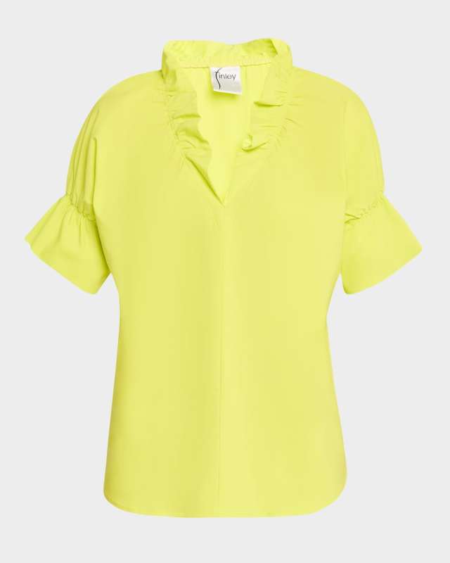 Crosby Ruffle Stretch Top